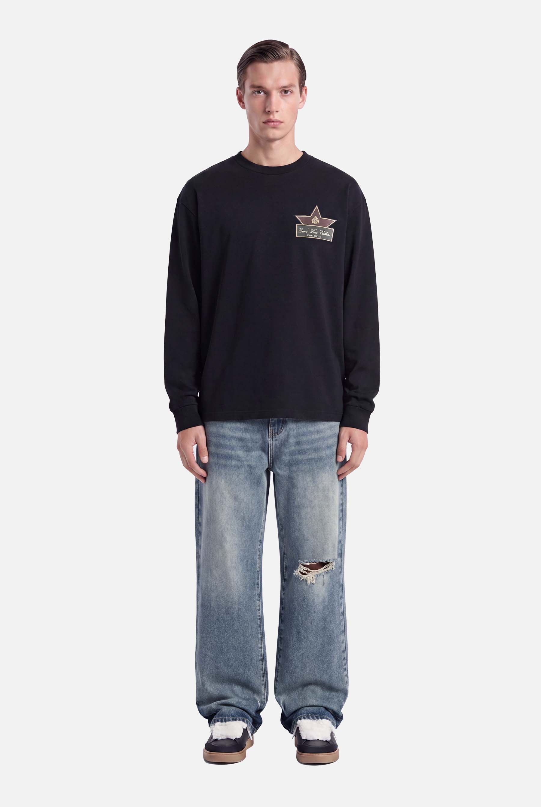 DON’T WASTE CULTURE OREL LONGSLEEVE | BLACK