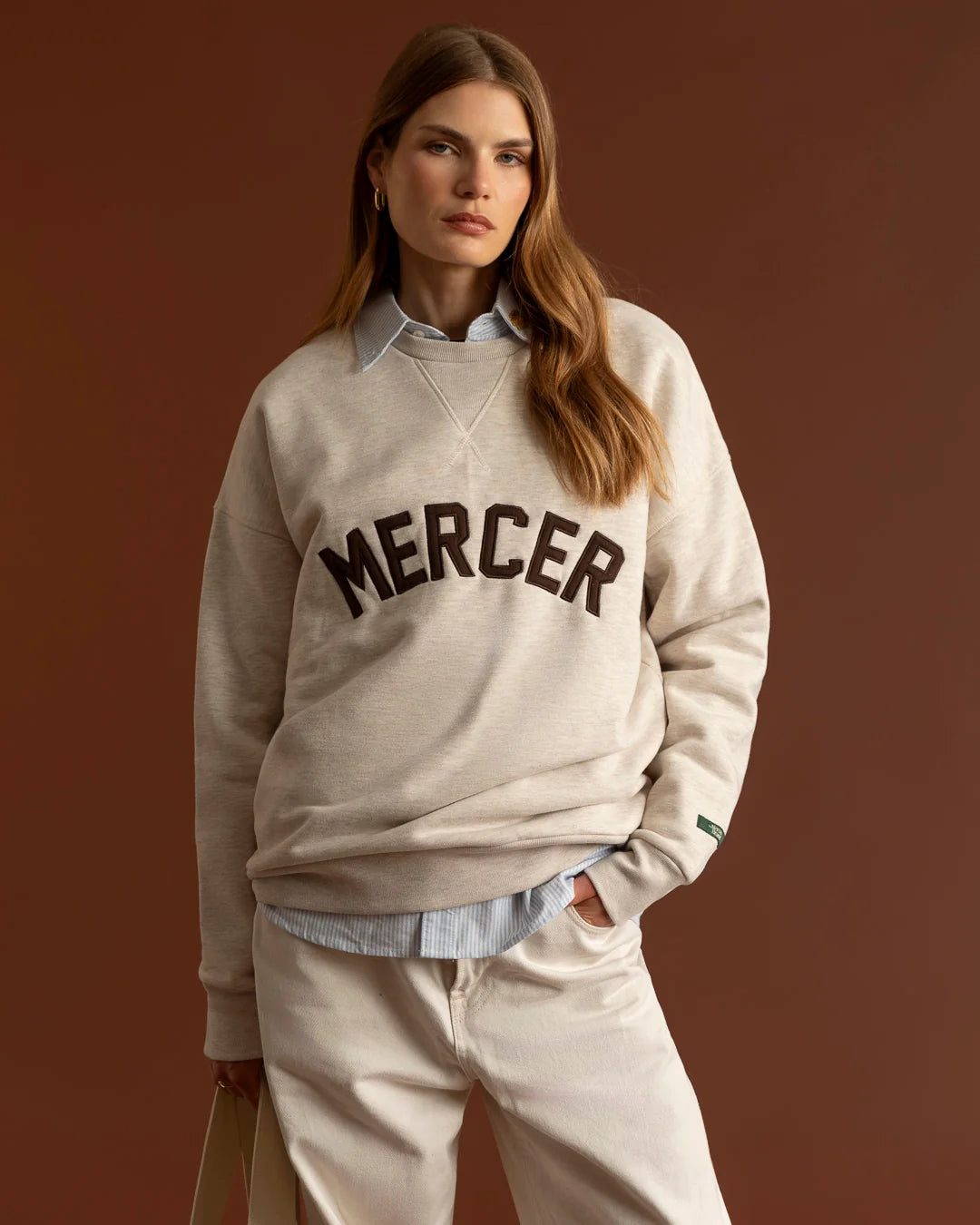 MERCER The Mercer Signature Sweat Light Sand
