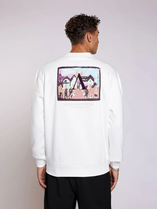 AEDEN MAXENCE SWEATSHIRT | OFF-WHITE