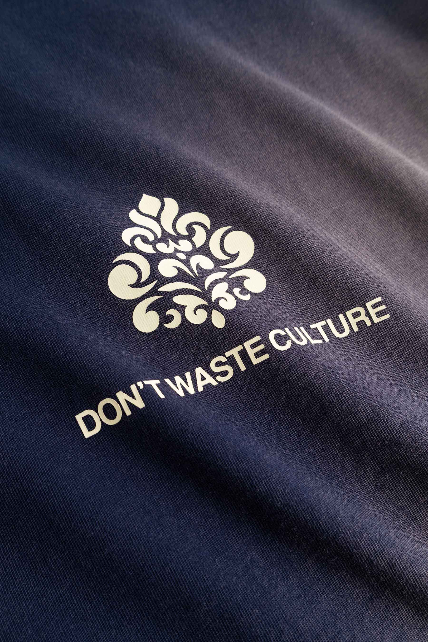 DON’T WASTE CULTURE FADE LONGSLEEVE | NAVY BLUE