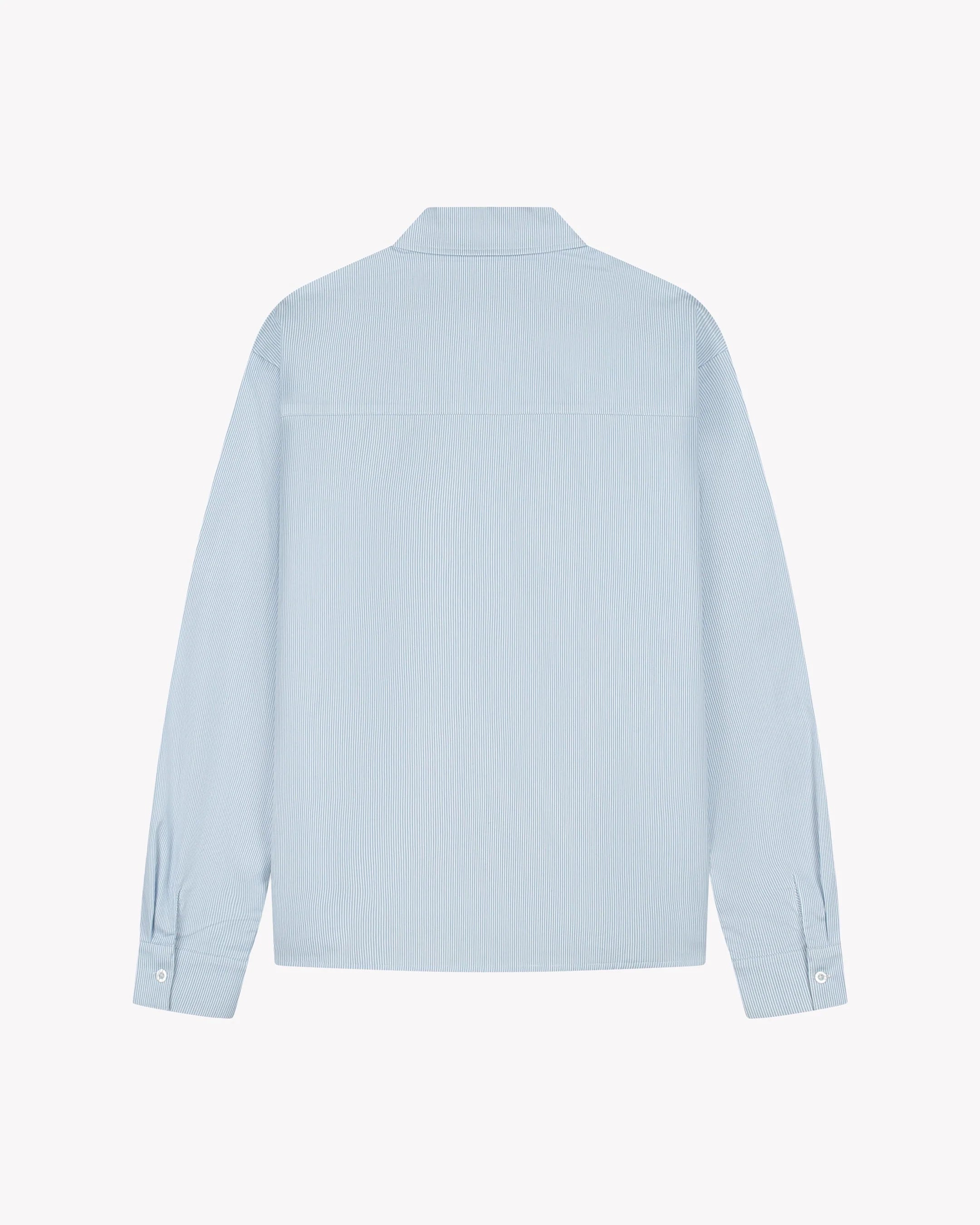 SAINT BLANC INITIALS BUTTON SHIRT Blue