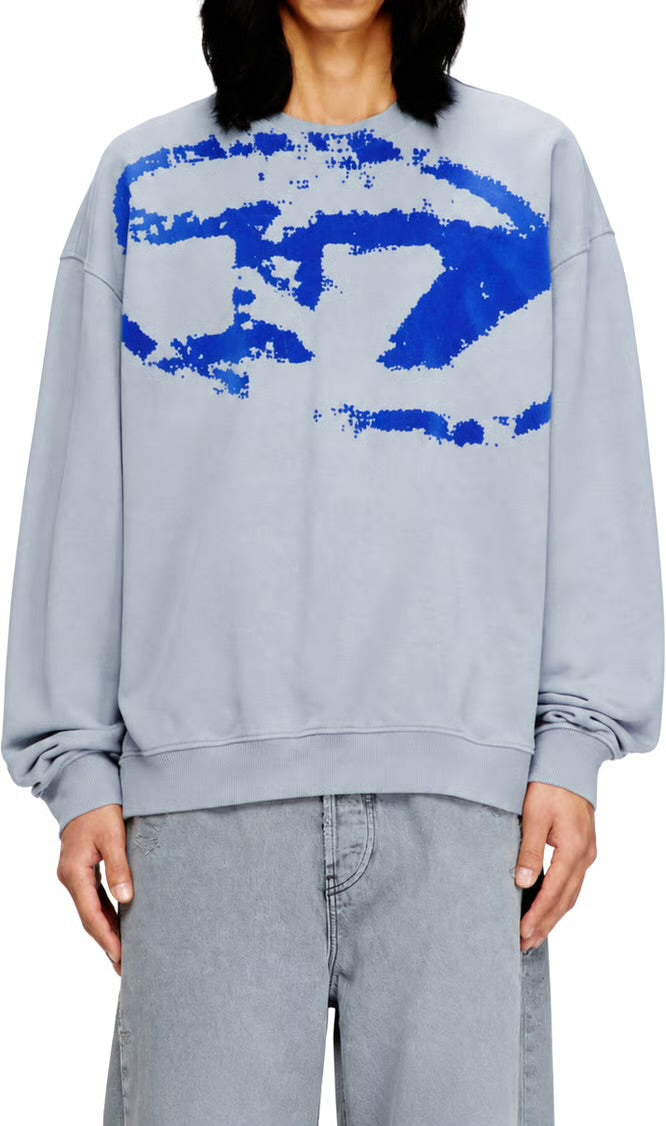 DIESEL S-BOXT-N5 SWEAT-SHIRT Blue
