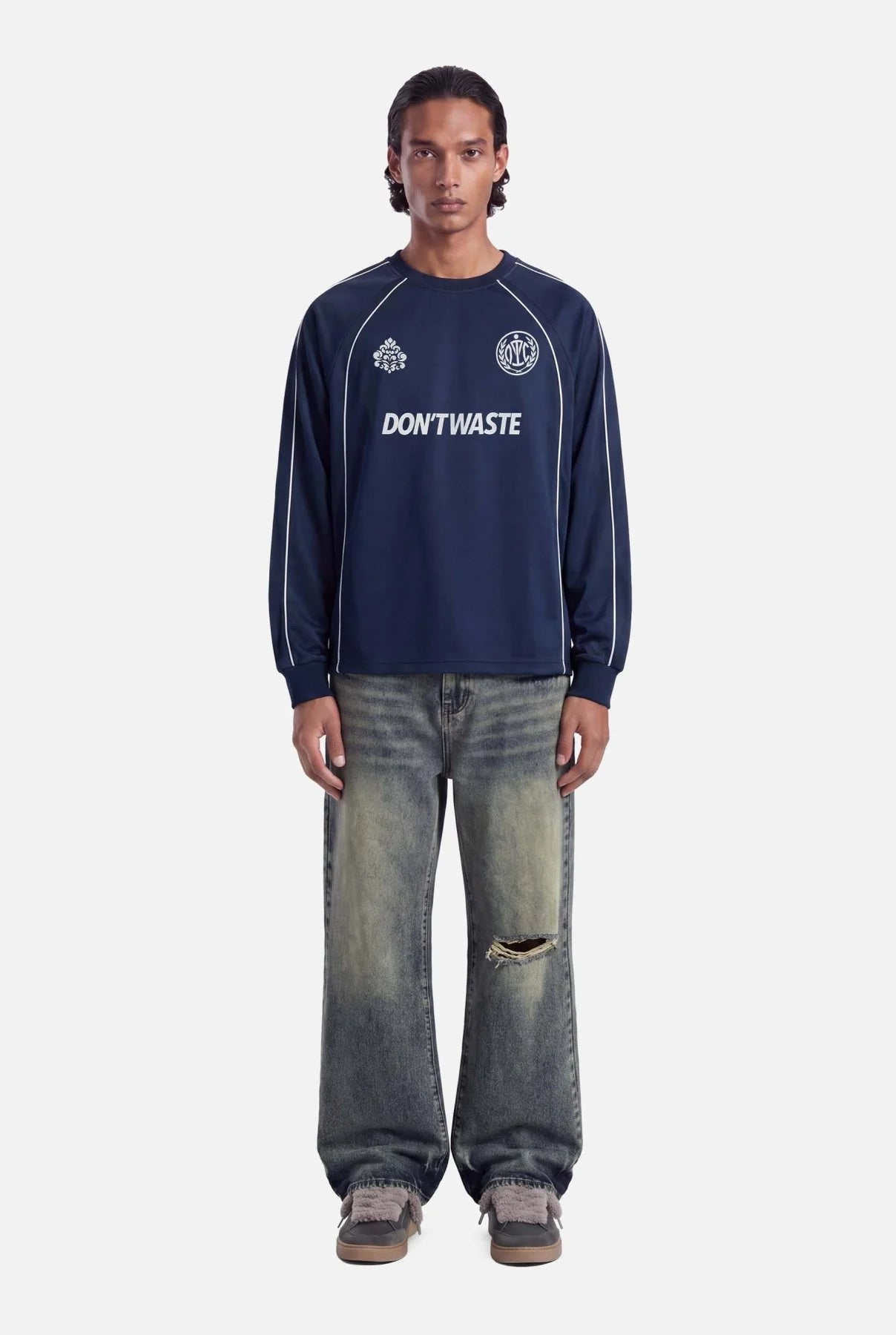 DON’T WASTE CULTURE ZENI LONGSLEEVE | BLUE