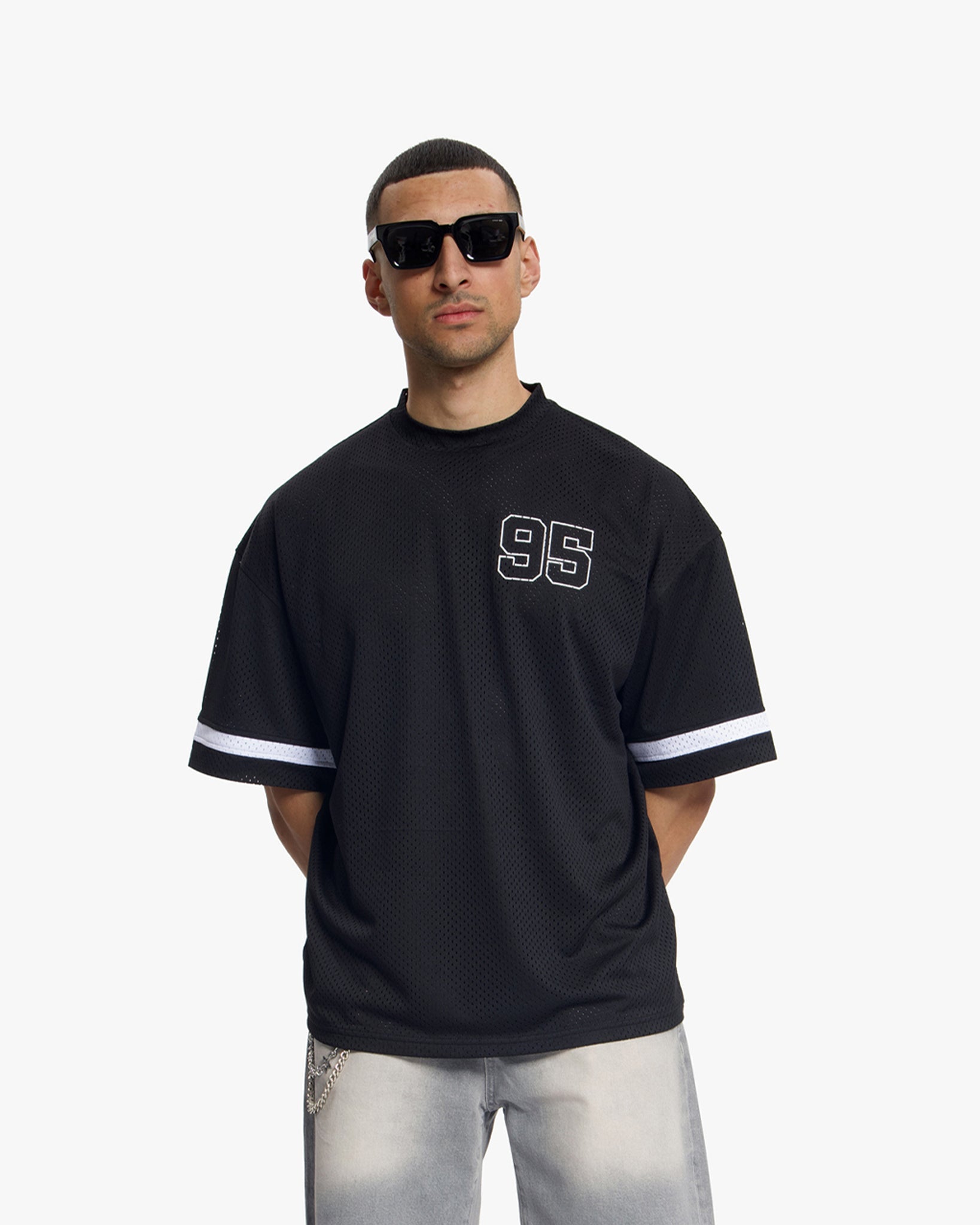 CROYEZ M MESH JERSEY Black