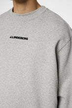 Afbeelding in Gallery-weergave laden, J.LINDEBERG CALLAN CREW NECK | LIGHT GREY MELANGE