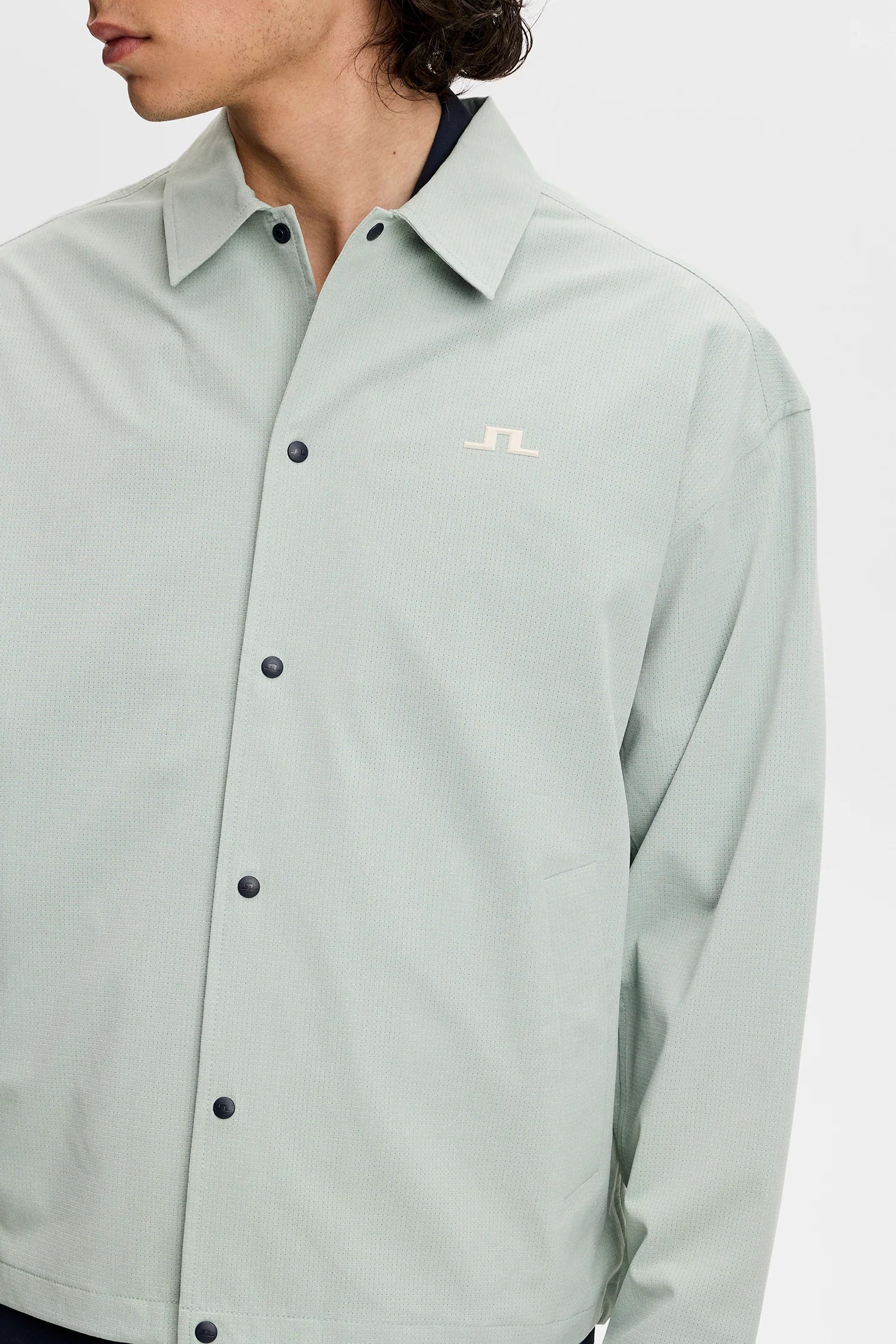 J.LINDEBERG DEX COACH OVERSHIRT Jadeite