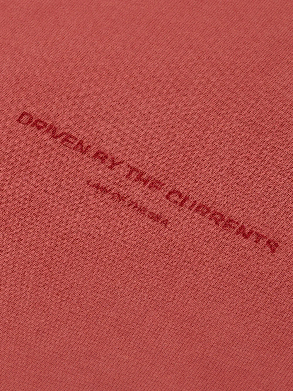 AQUALIS GARMENT DYED T-SHIRT Terra Red