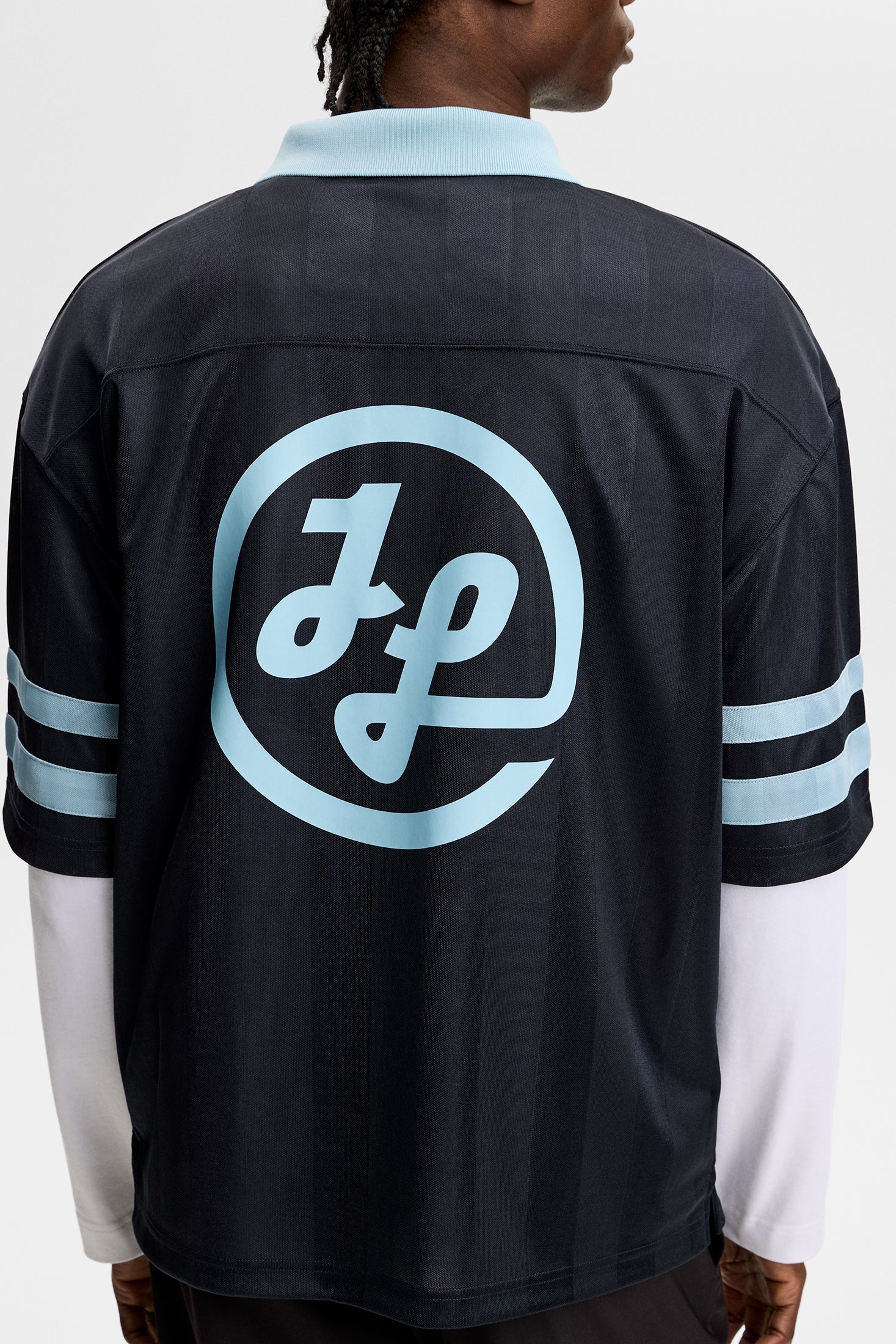 J.LINDEBERG Rusty Printed Polo JL Navy
