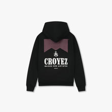 Afbeelding in Gallery-weergave laden, Croyez Maison Fumes Zip Hoodie  Black