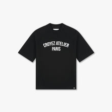 Afbeelding in Gallery-weergave laden, Croyez Raglan T-Shirt  Black