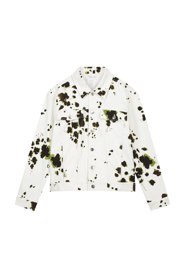 AMPÈRE GWEN DENIM JACKET | WHITE