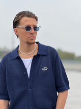 Afbeelding in Gallery-weergave laden, ØLÅF Knit Polo - Navy