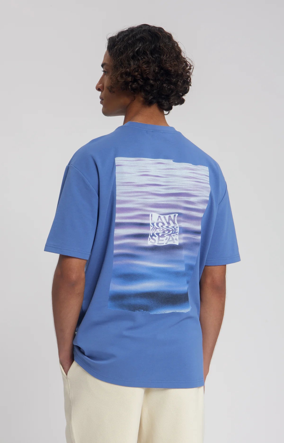 LAW OF THE SEA GULF STREAM ARTWORK T-SHIRT Dutch Blue