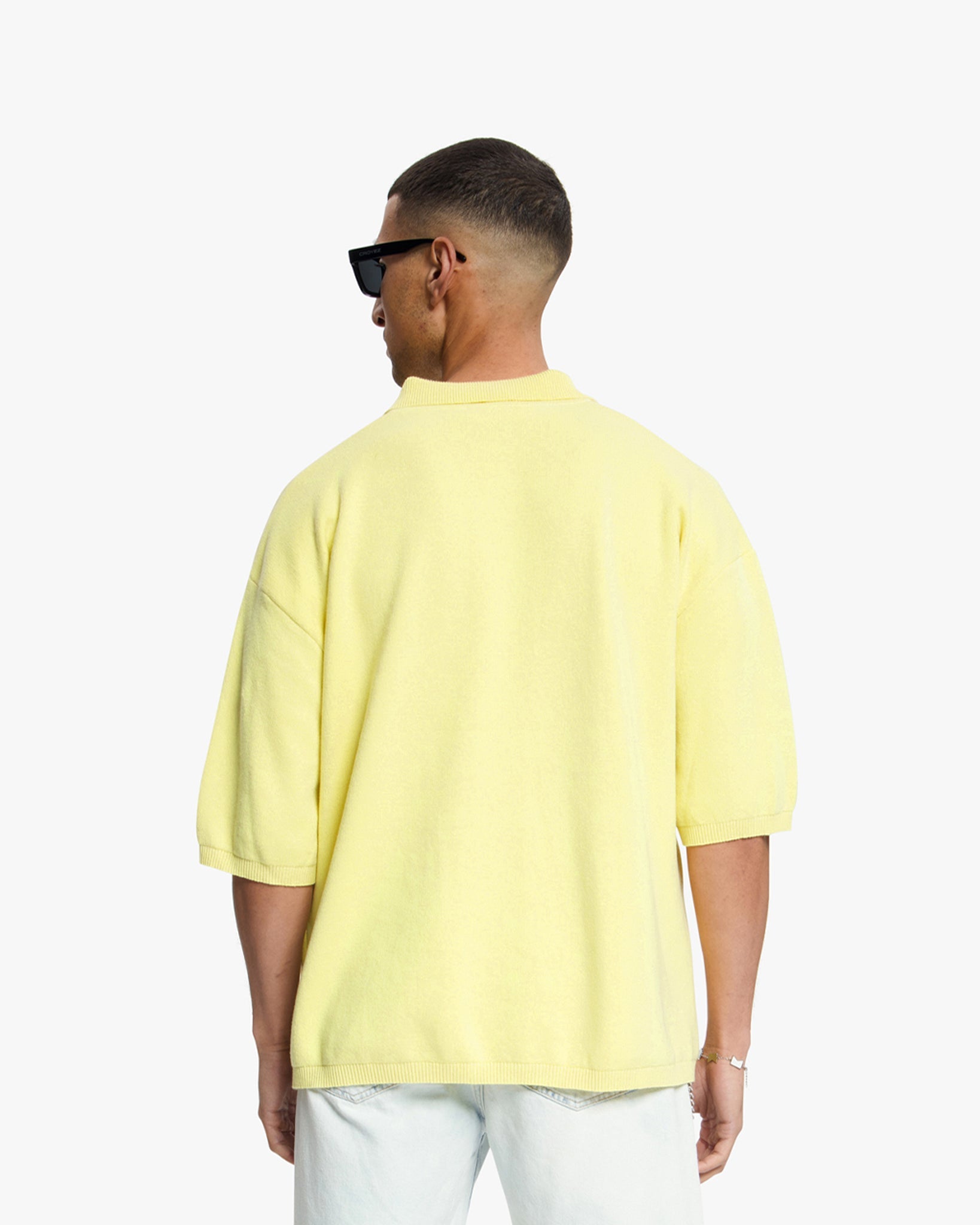 CROYEZ NOMBRE KNIT POLO Yellow