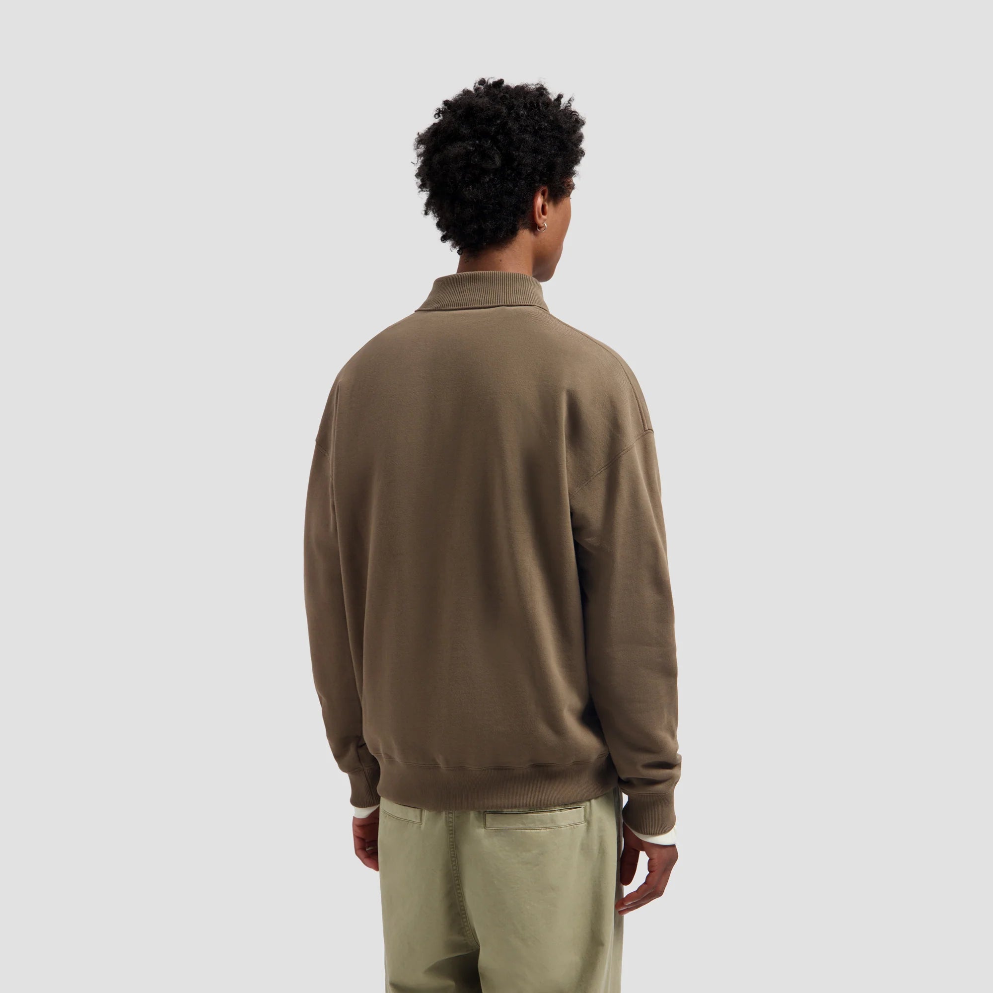 OLAF SIGNATURE OVERSIZED POLO - CHOCOLATE CHIP