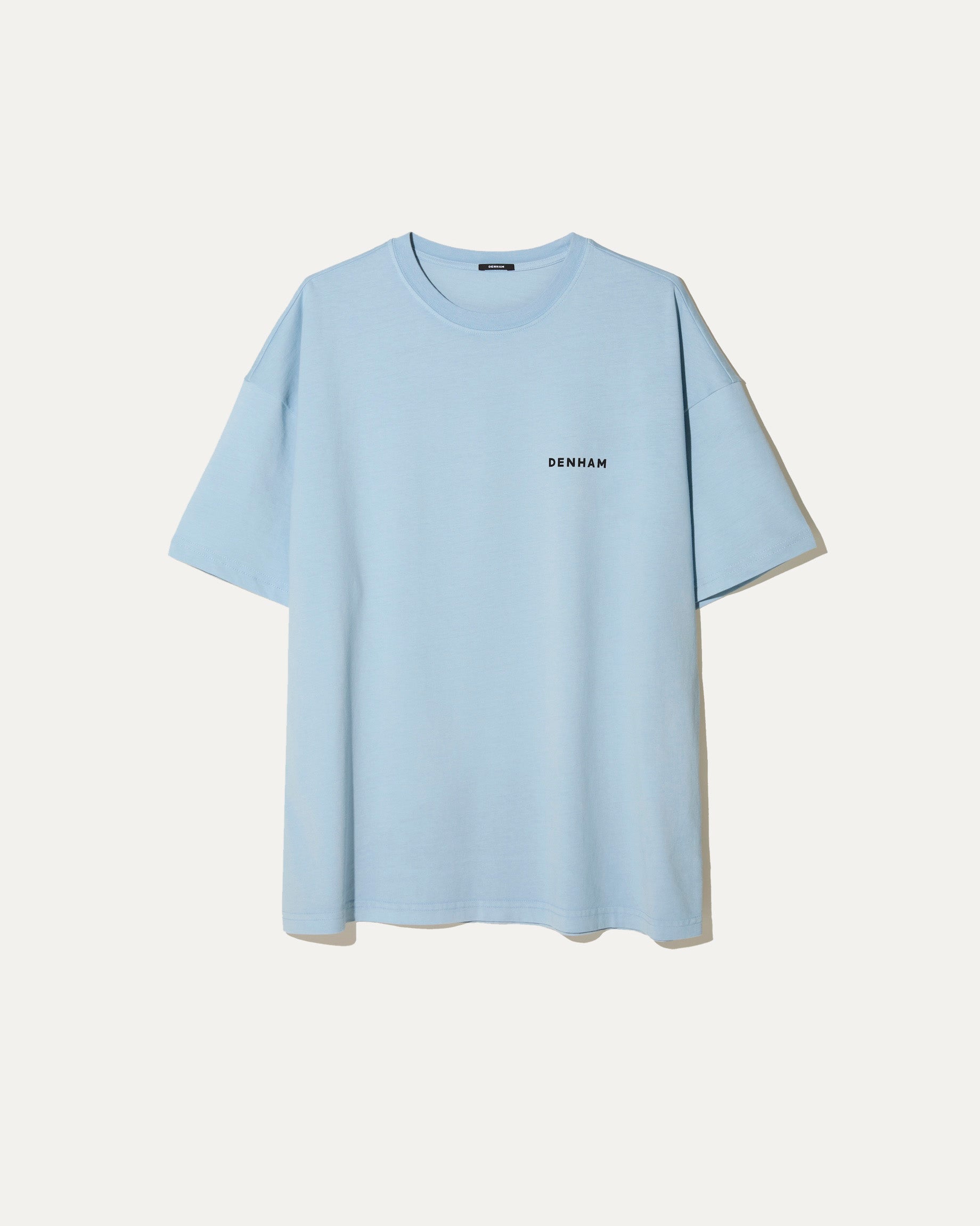 DENHAM FLOWY GRAPHIC TEE LWJ BLUE