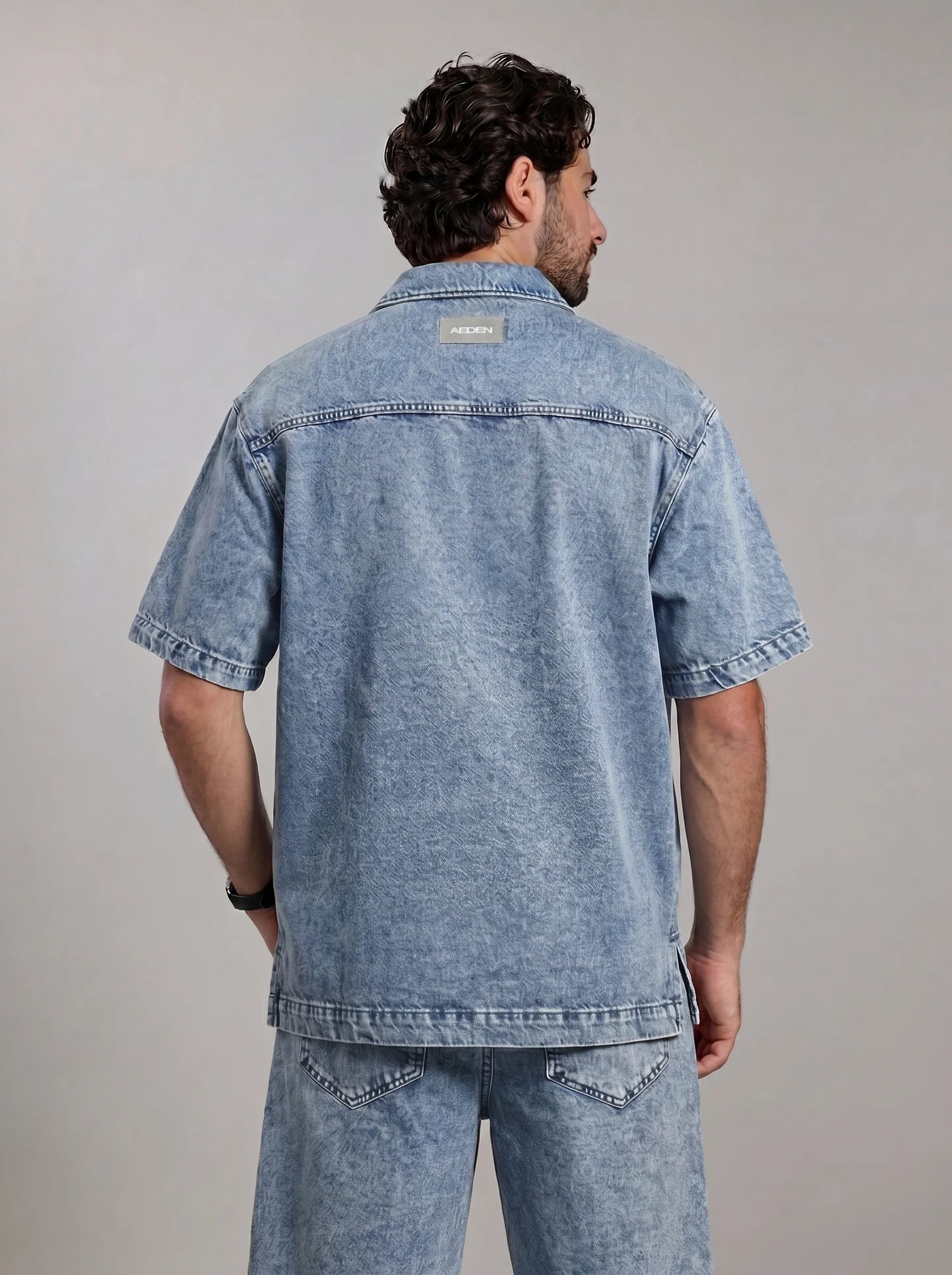 AEDEN UNION SHIRT | LIGHT BLUE DENIM