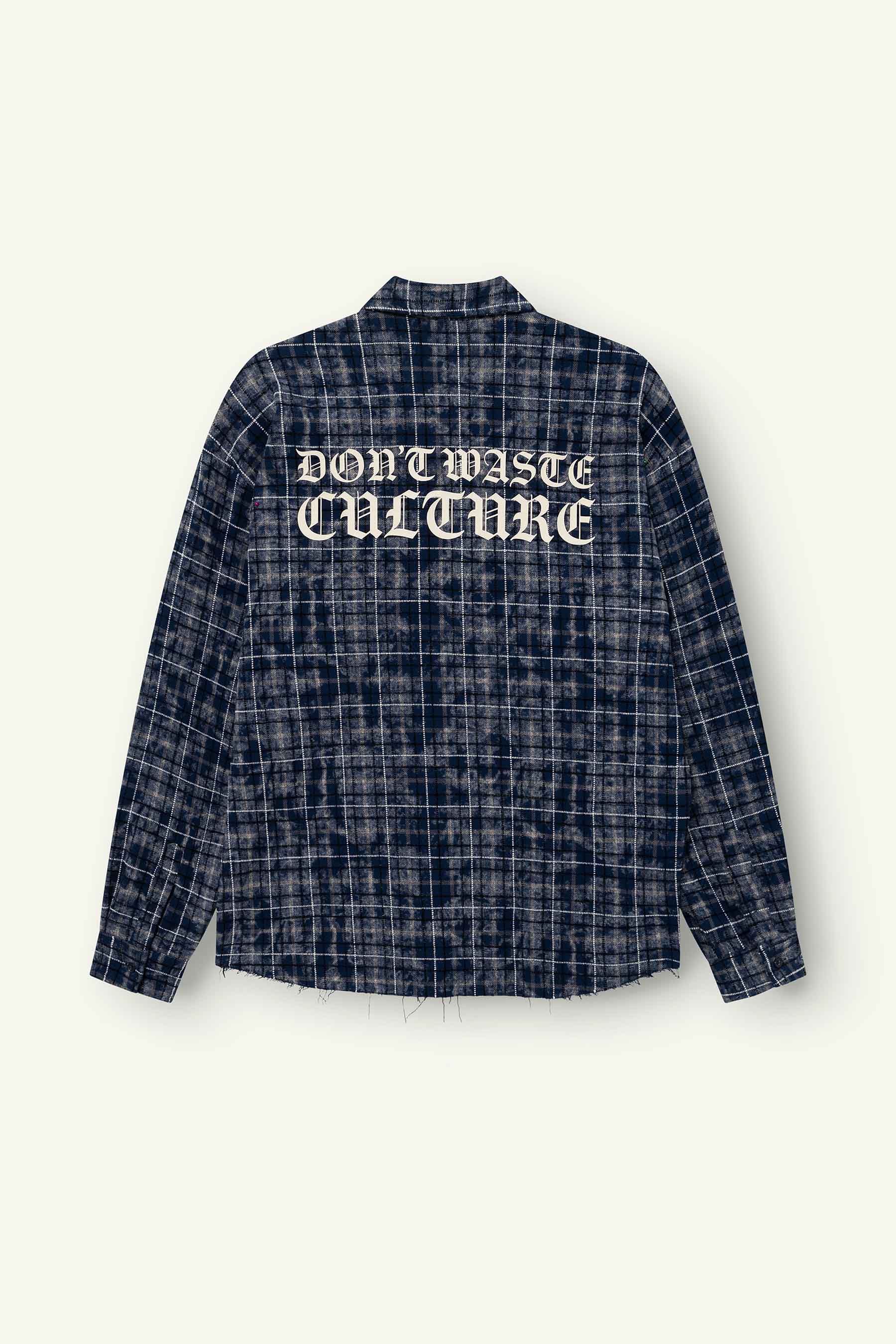 DON’T WASTE CULTURE LEVI OVERSHIRT | BLUE