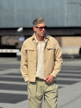 Afbeelding in Gallery-weergave laden, FILLING PIECES OVERSHIRT COTTON TWILL WHITE PEPPER