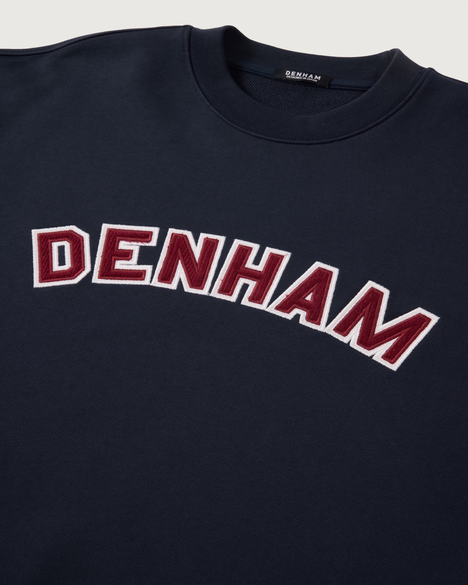 DENHAM CORDUROY LS SWEAT Navy