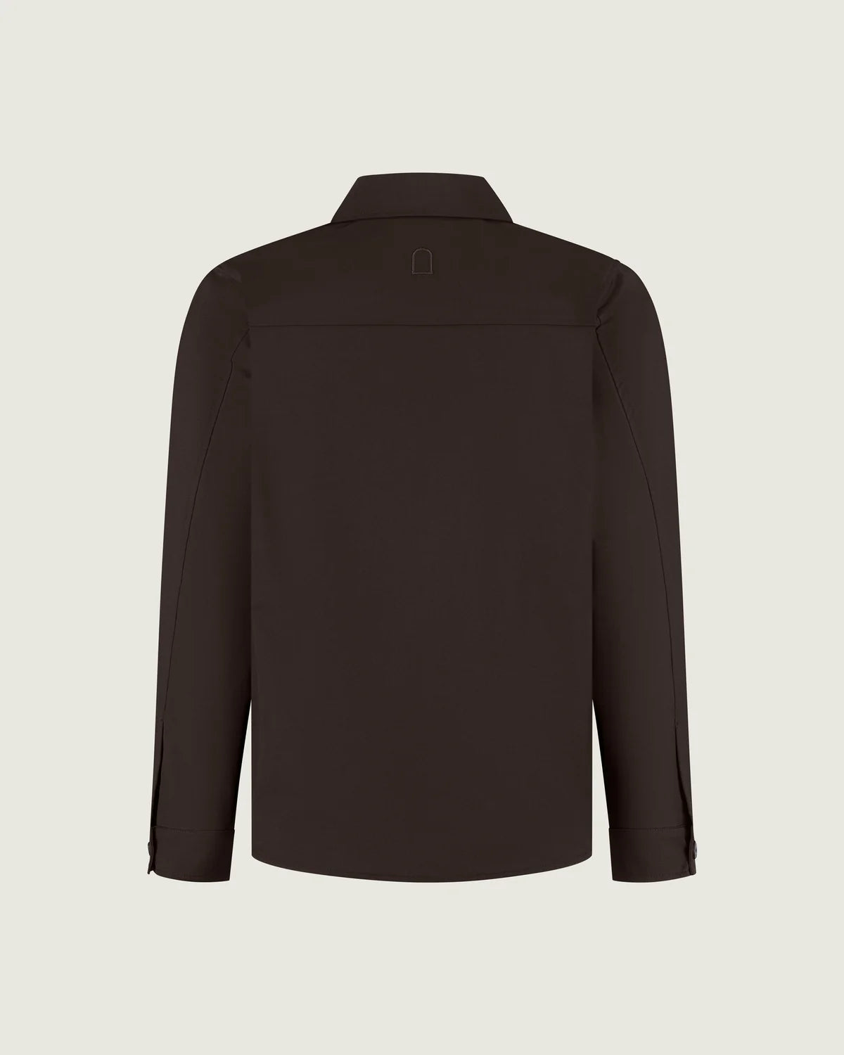 DUQUEZZI WOOL BLEND OVERSHIRT | DARK BROWN