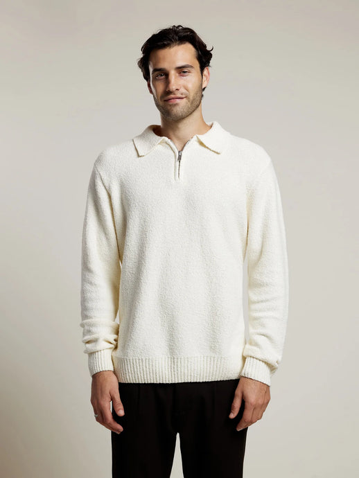 AEDEN RAIDER POLO | OFF-WHITE