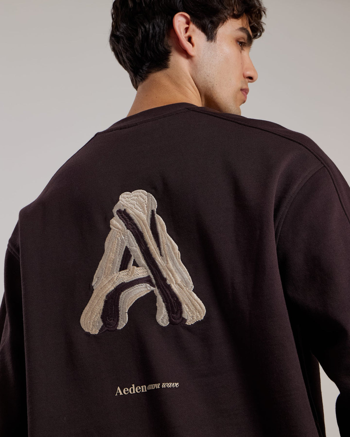 AEDEN RUNEY SWEATER | GANACHE