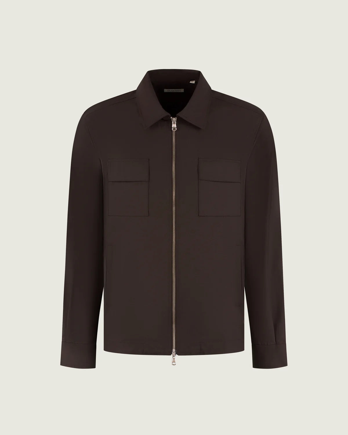 DUQUEZZI WOOL STRETCH JACKET CASELLA | DARK BROWN