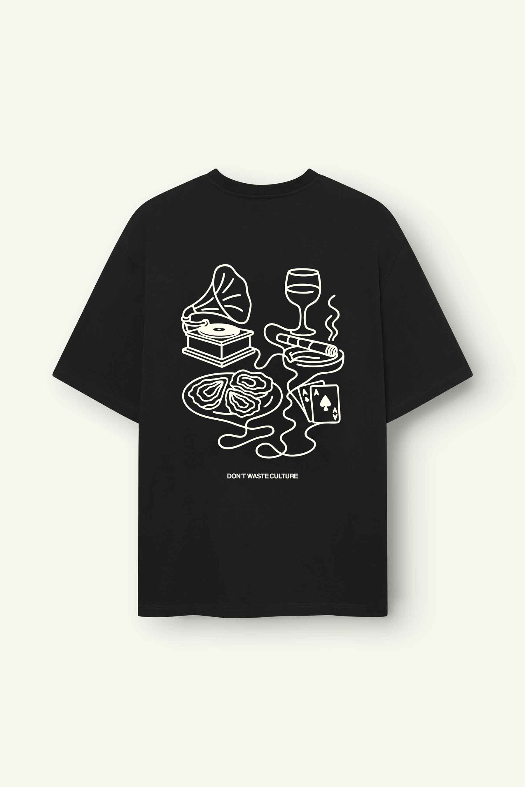 DON’T WASTE CULTURE ETTA T-SHIRT | BLACK