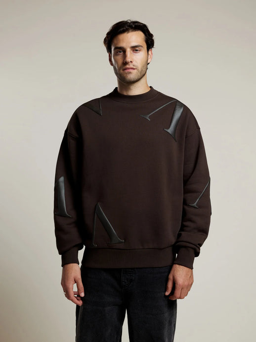 AEDEN MOWGLI SWEATER | GANACHE