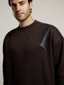 AEDEN MOWGLI SWEATER | GANACHE