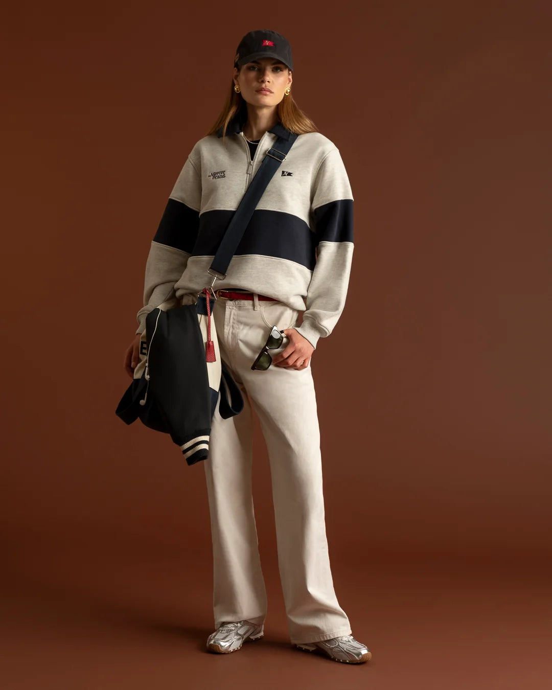 MERCER The Mercer Rugby Polo Grey