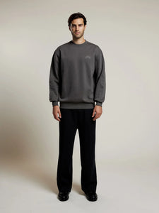 AEDEN HENRI SWEATER | DARK SHADOW