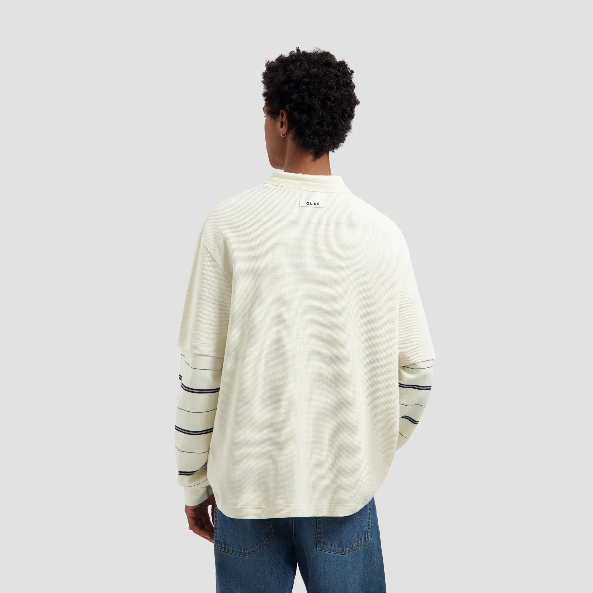 OLAF WAFFLE TEE - OFF WHITE