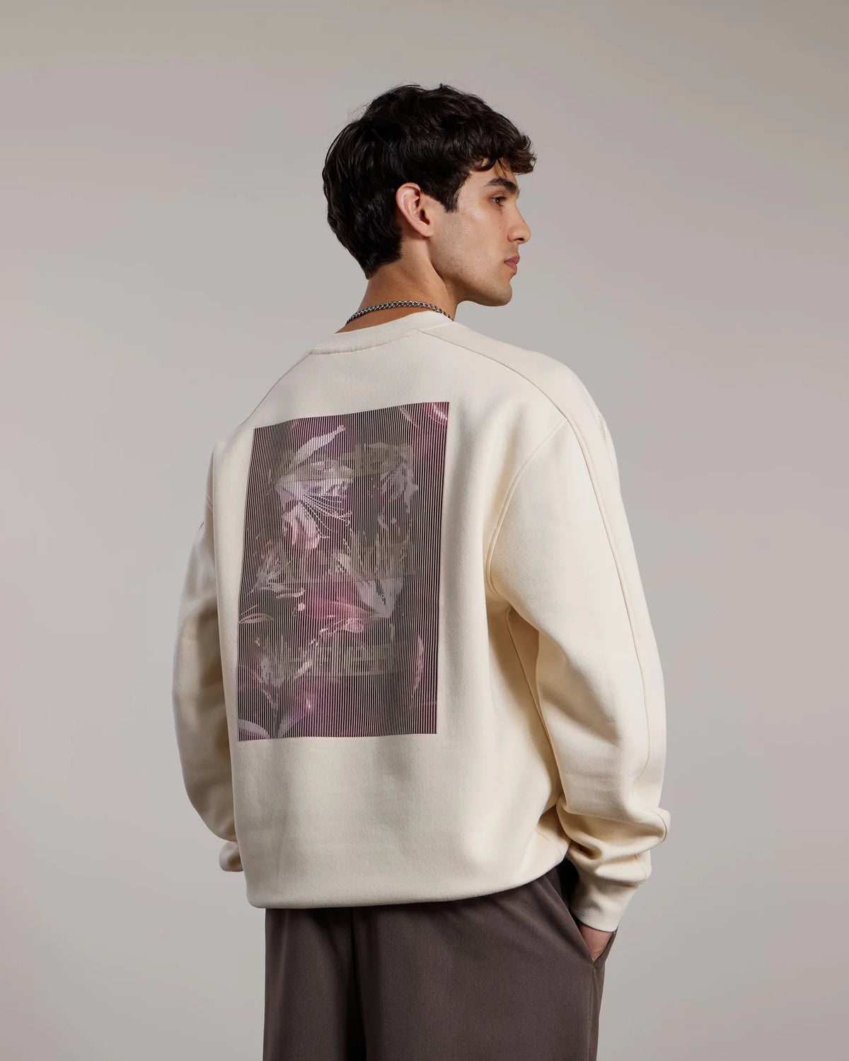 AEDEN MILON SWEATER | WHITE CAP GREY