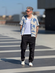 ØLÅF Abstract Dandelion SS Shirt Cement