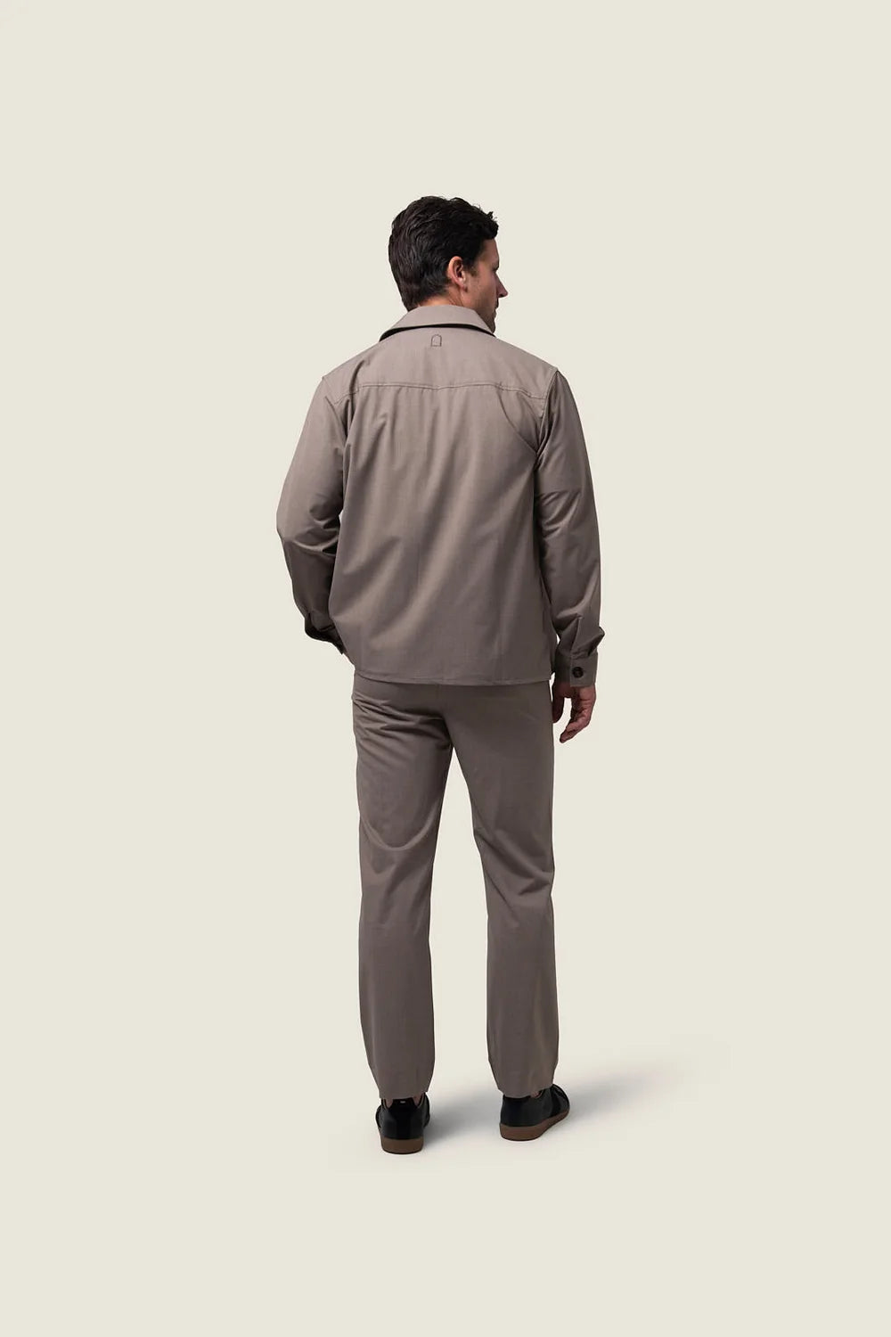 DUQUEZZI CESARE WOOL BLEND PANTS | CARAMEL SYRUP