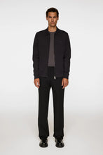 Afbeelding in Gallery-weergave laden, J.LINDEBERG KALEB MERINO ZIP CARDIGAN | DARK GREY MELANGE