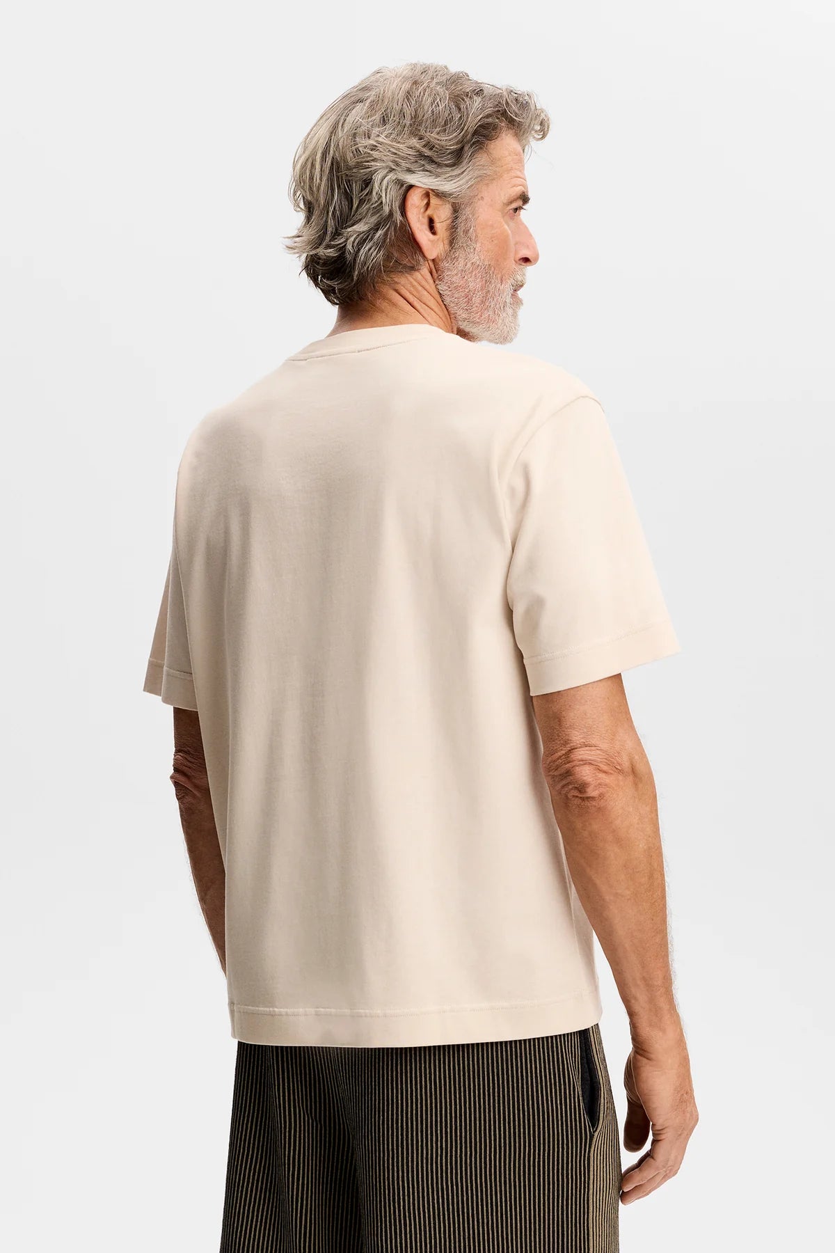 J.LINDEBERG Hale Heavy Logo T-shirt Moonbeam