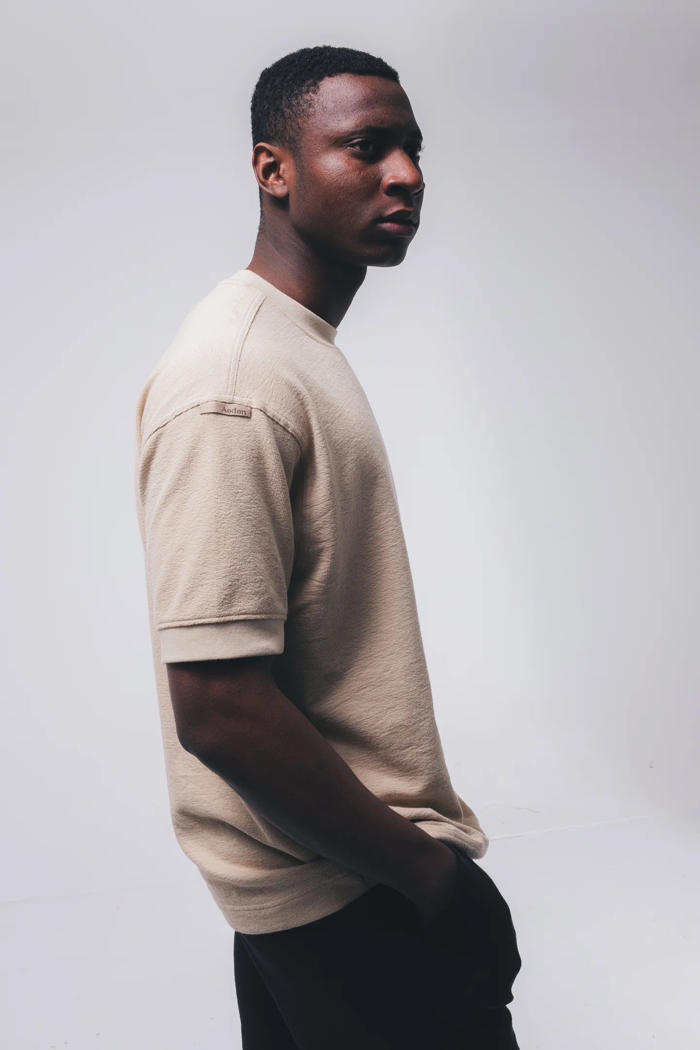 AEDEN JORDAN TEE | SAND