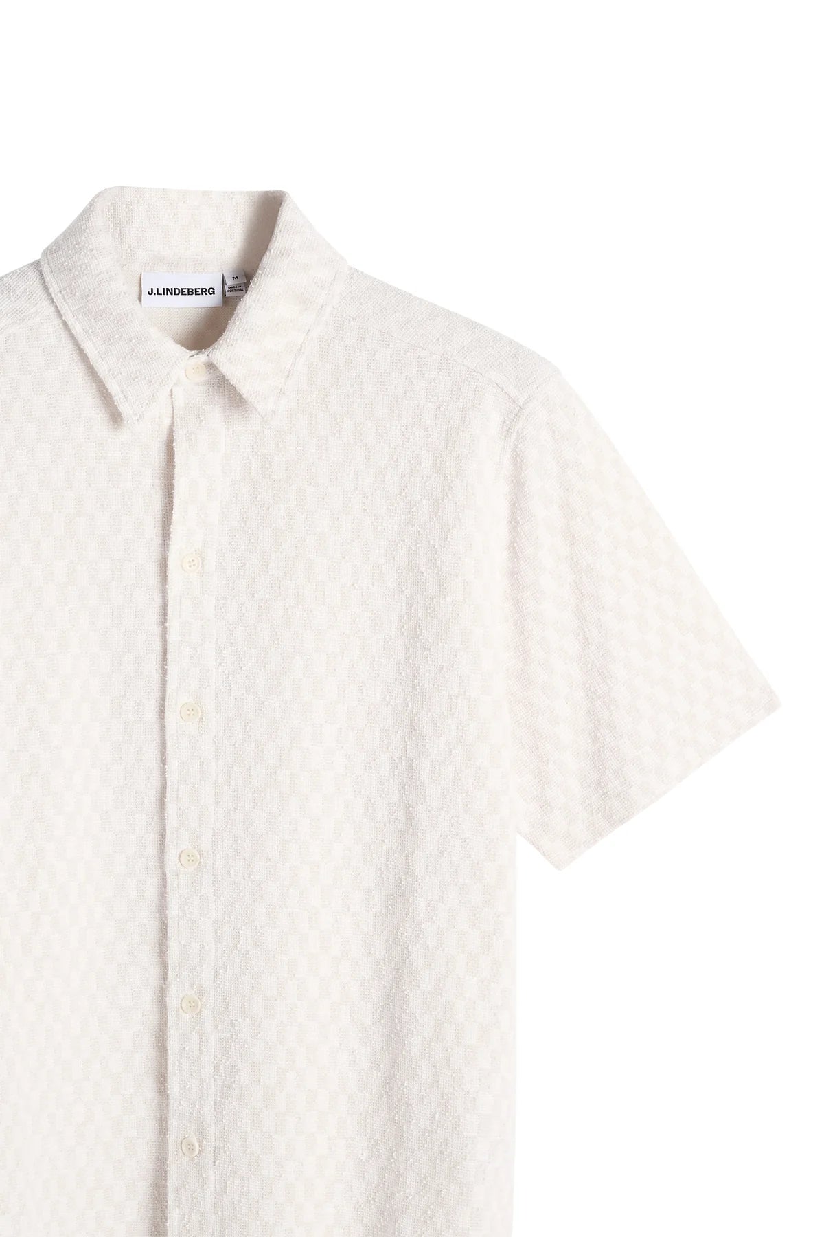 J.LINDEBERG Torpa Jacquard Shirt Moonbeam