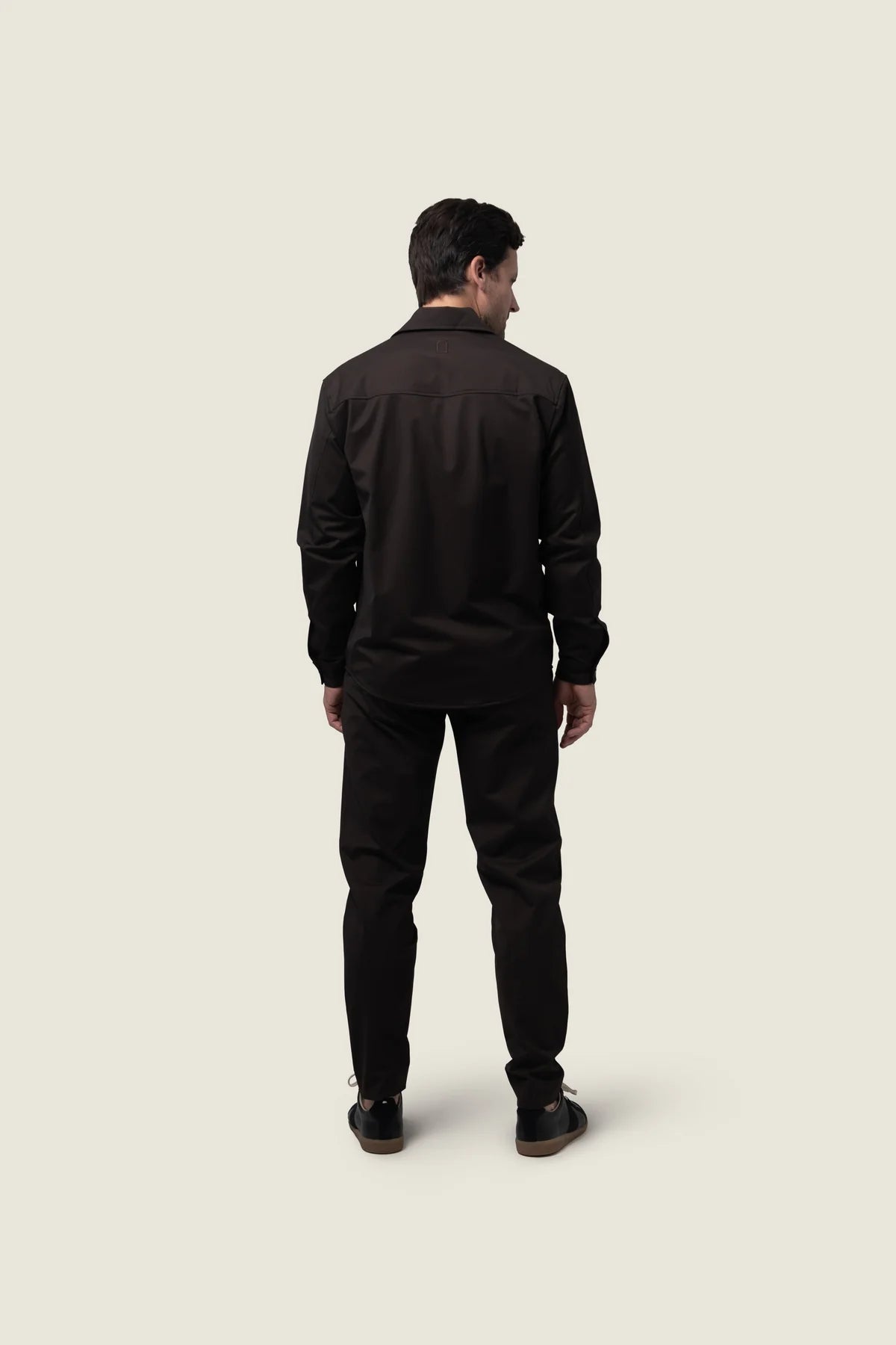 DUQUEZZI WOOL BLEND TROUSERS | DARK BROWN