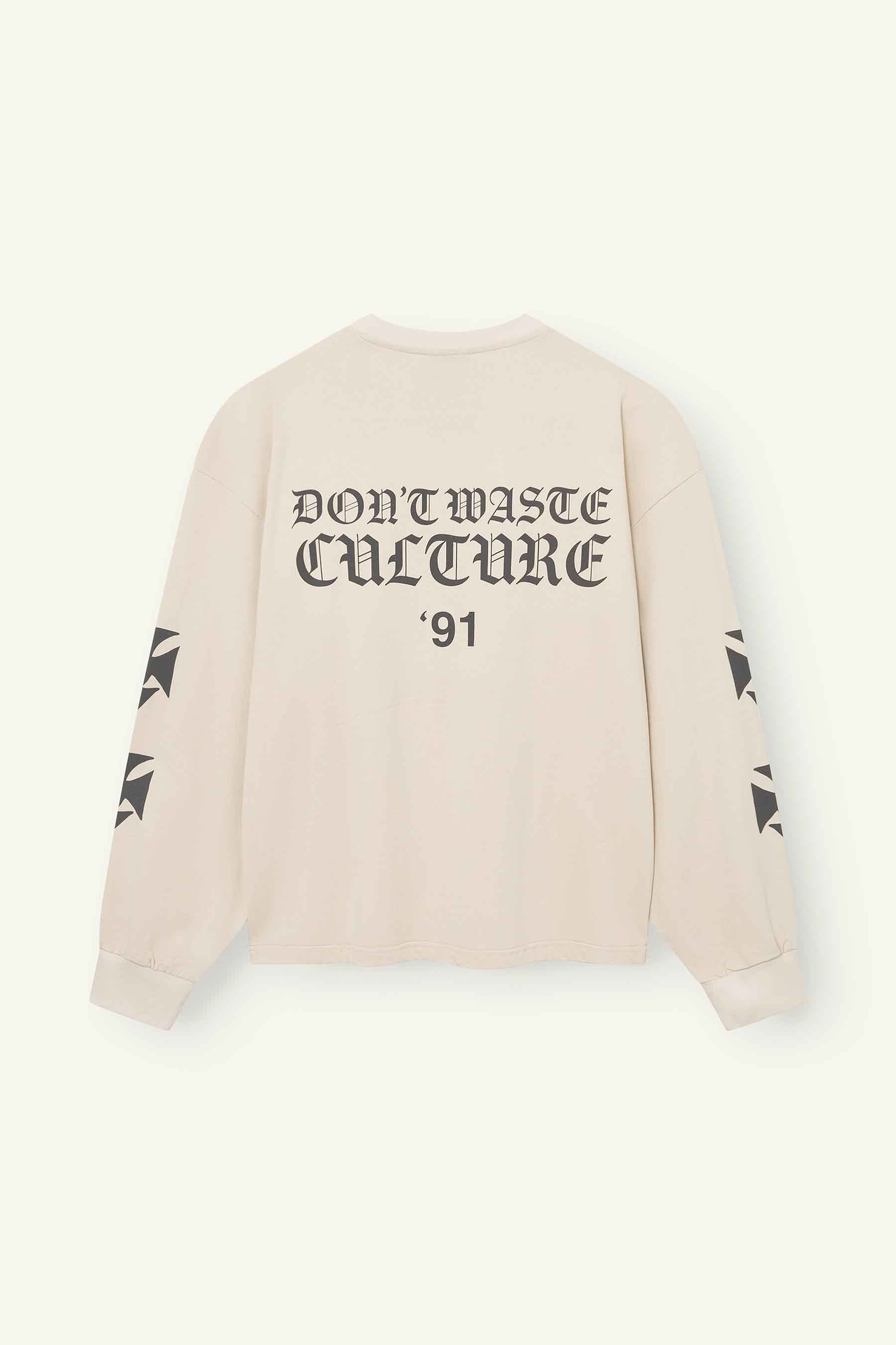 DON’T WASTE CULTURE FINA LONGSLEEVE | CREAM