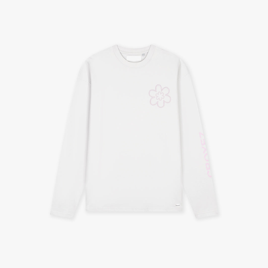 Croyez Contour De La Fleur Longsleeve | Light Grey