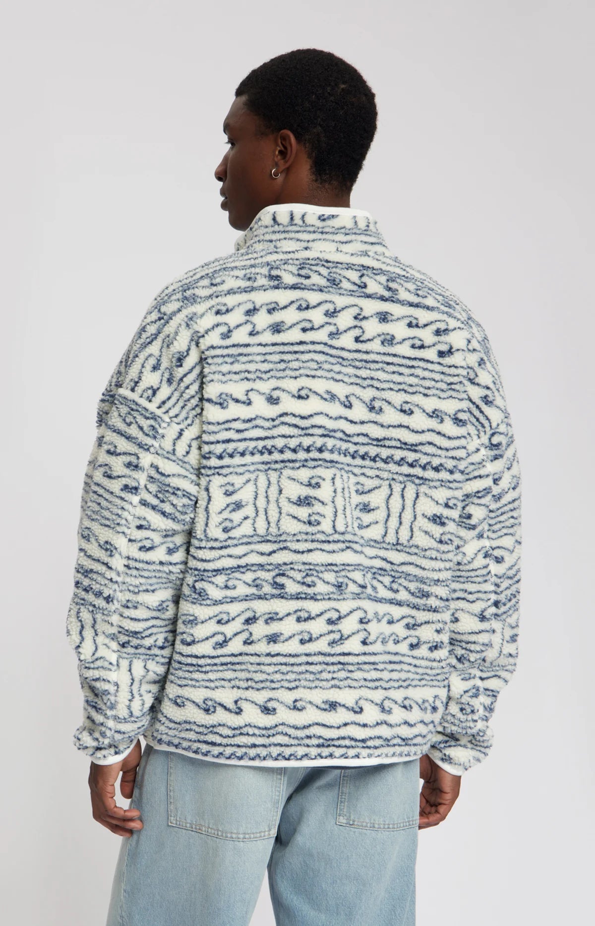 LAW OF THE SEA WHITEFLOW SHERPA JACKET Coconut Milk