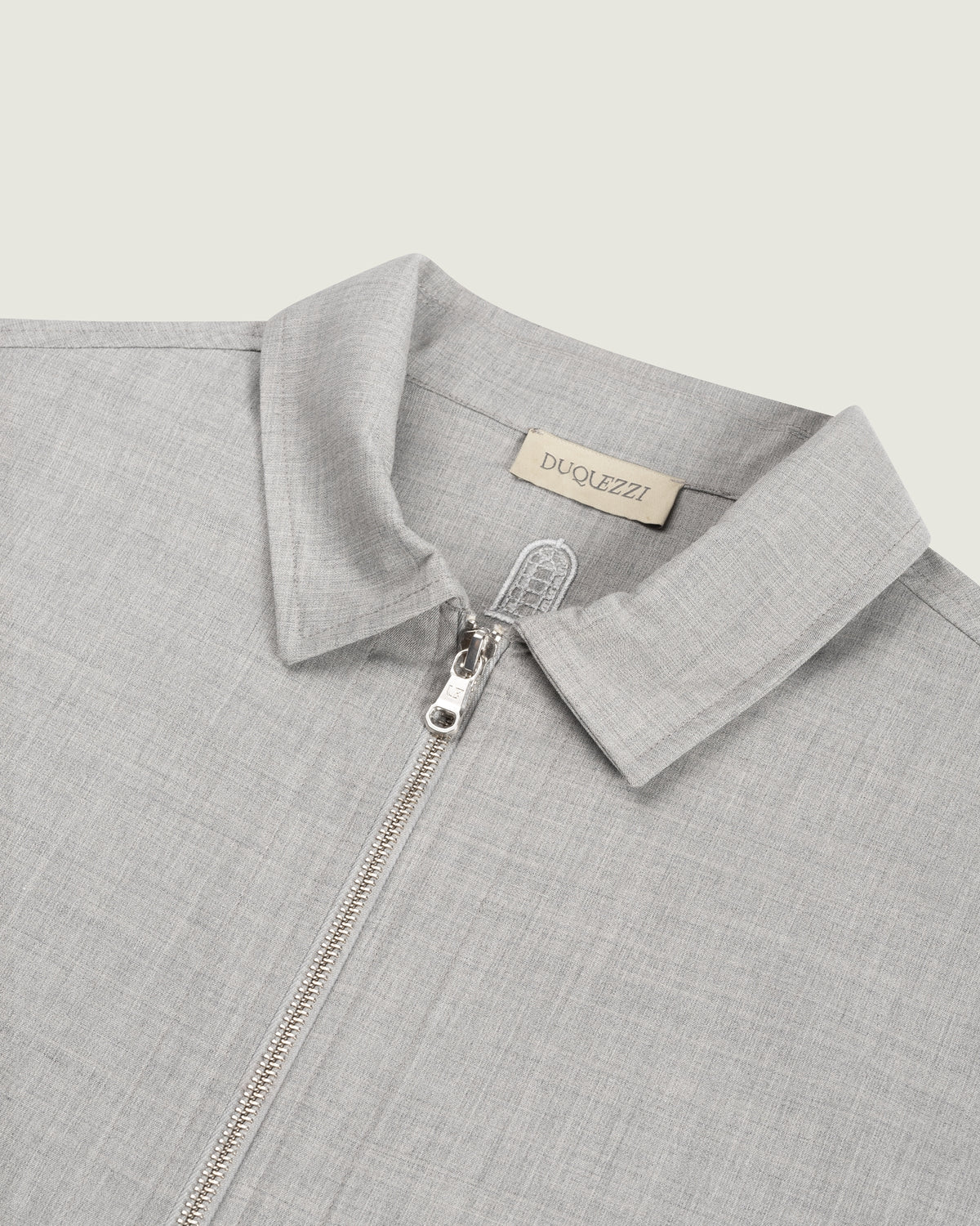 DUQUEZZI WOOL STRETCH JACKET | GREY MELANGE