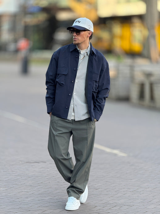 ØLÅF Bonded Ripstop Trousers Grey Green