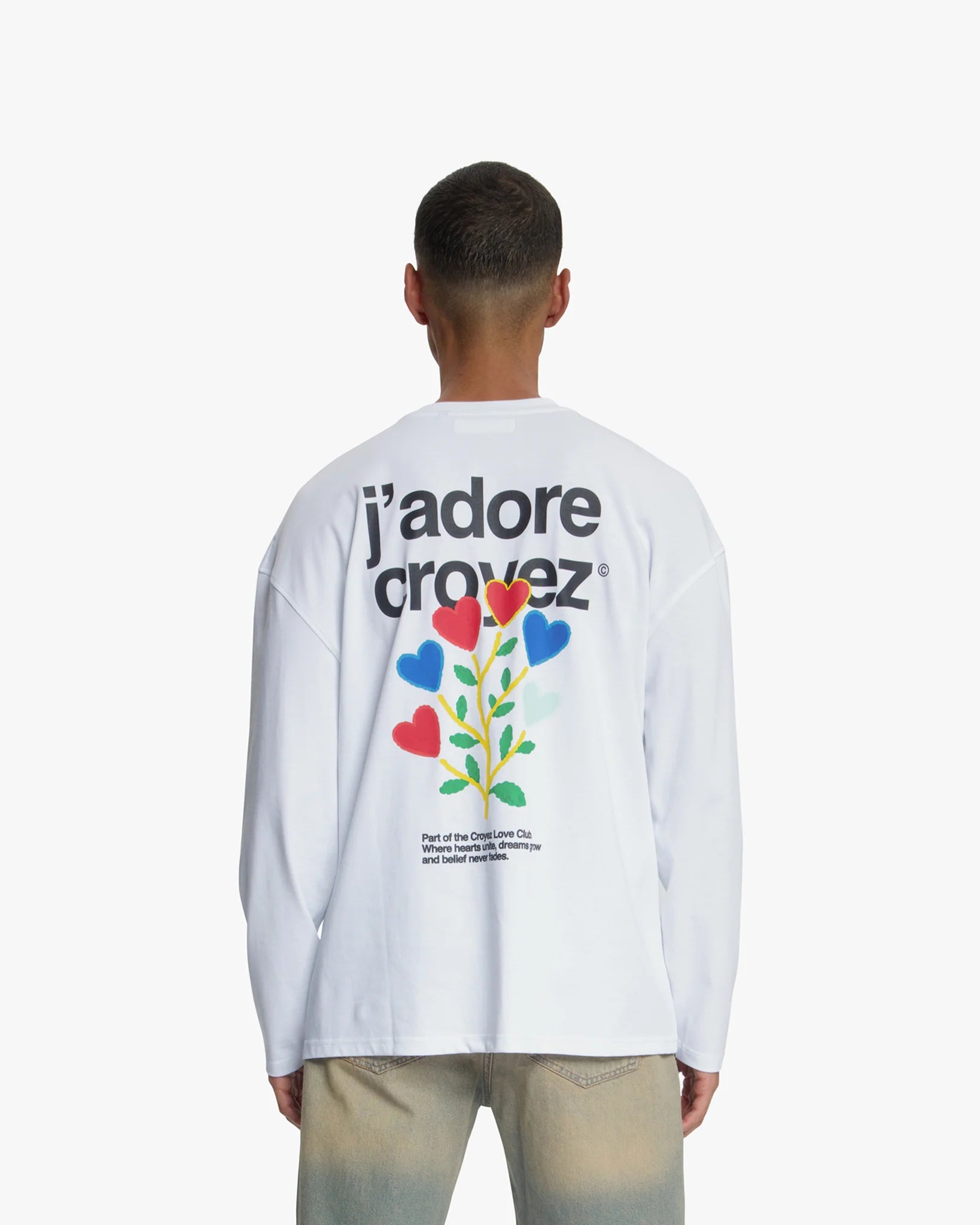 Croyez J'Adore Longsleeve | White