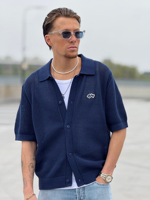 ØLÅF Knit Polo - Navy