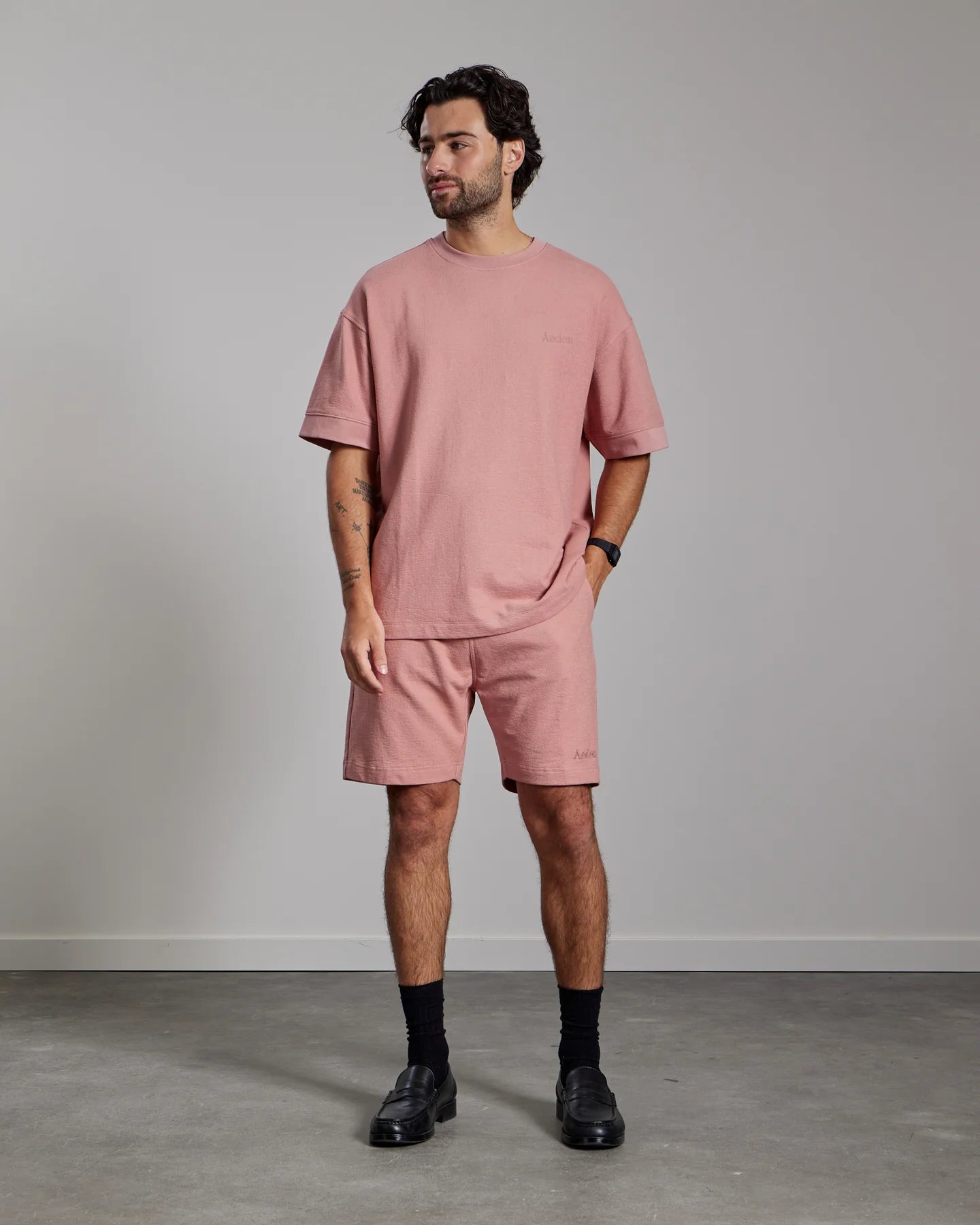 AEDEN JORDAN TEE | ASH ROSE